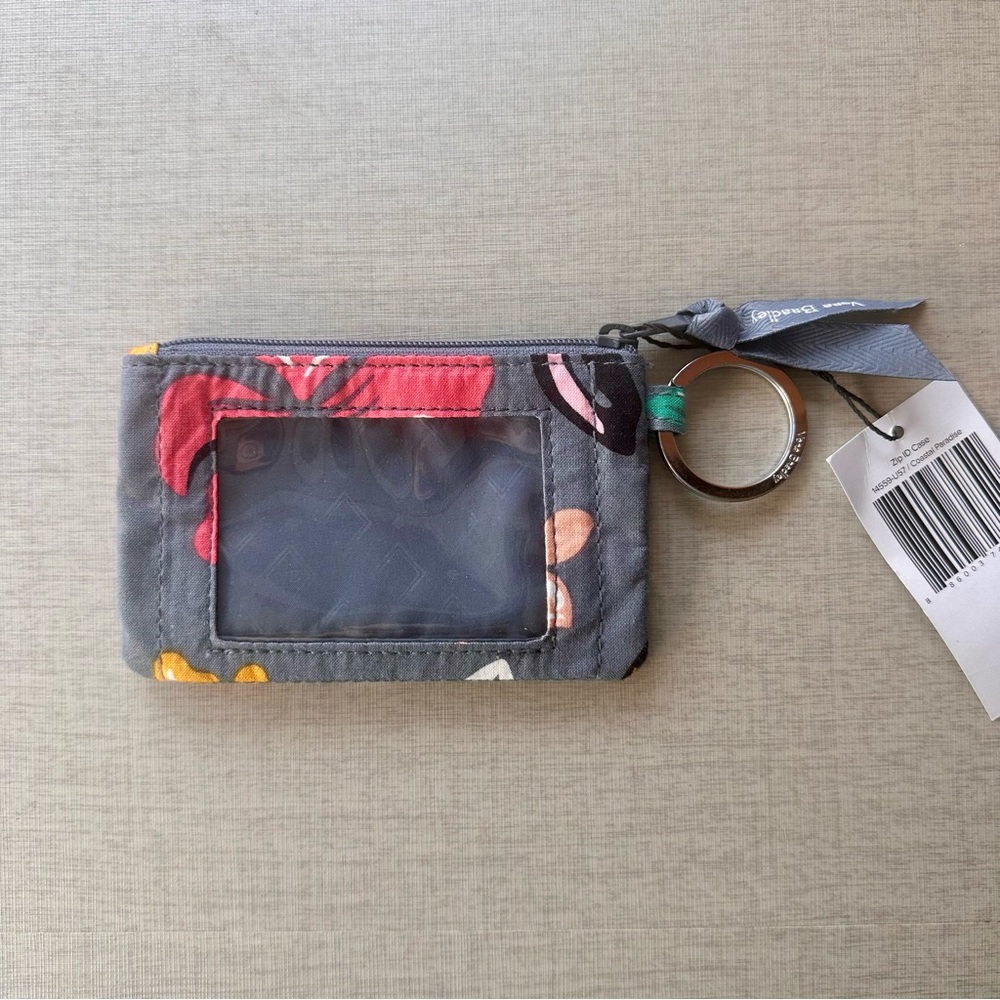 NWT Vera Bradley Costal Paradise Zip ID Case